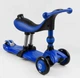 Самокат-велобег 3в1 Best Scooter BS-27018. 3 PU колеса с подсветкой, сидение, амортизаторы, родительская ручка - изображение 5