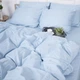 Простынь на резинке MirSon евро 200x220+25 см 0842 Light Blue Сатин (2200002024488) - изображение 3