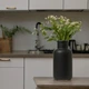 Ваза для цветов и сухоцветов керамика Decors Цилиндр D17-24 L Черный, декор, интерьерные вазы, ваза керамическая черная - изображение 1