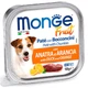 Вологий корм для собак Monge Dog Wet Fruit качка з апельсином 100 г - зображення 1