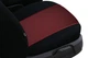 Авто чехлы из автоткани для MITSUBISHI COLT 2004-2012 Pok-ter VIP черные с красной вставкой - изображение 4