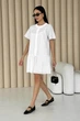 Платье Jadone Fashion Оланда XL белое - изображение 5