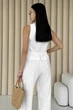 Стильний костюм Jadone Fashion Вест XS білий - зображення 7