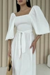 Двухстороннее платье Jadone Fashion Аскания XL-XXL белое - изображение 4
