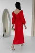 Двухстороннее платье Jadone Fashion Аскания XS-S красное - изображение 6