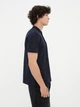 Поло длинное мужское Trendyol TMNSS20PO0009 XL Синее (8682165423218) - изображение 4