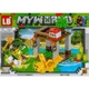 Конструктор Minecraft 4 в 1 My World LB-1118 "Ферма покемонів" 373 деталі призначений для дітей. - зображення 2