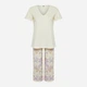 Пижама (футболка + штаны) женская Trendyol THMSS24PT00210 L Желтая (8683049704928) - изображение 7