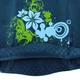​Шапочка для плавания женская для долгого волоса SNS KW-3Ч black flowers - изображение 2