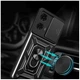 Чехол Camshield c кольцом-подставкой на Motorola G24 Power (black) - изображение 4