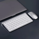 Комплект бездротовий клавіатура з мишею Weibo WB-8066 2.4Ghz White (3_04810) - зображення 4