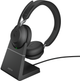 Навушники Jabra Evolve2 65 USB-A UC Stereo with Charging Stand Black (26599-989-989) - зображення 1