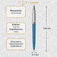 Ручка шариковая Parker Jotter 17 Original Denim CT BP 15 932_653 - изображение 2