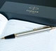 Подарунковий набір: Коробка + Кулькова ручка Parker IM 17 Brushed Metal GT BP 22 232_TR + Блокнот Axent Partner Ukraine Cиній - зображення 13