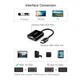 Кабель конвертер переходник HDMI на VGA UGREEN CM611 Adapter (0.15m, Full HD 60Hz). Black - изображение 4