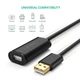 Кабель UGREEN US121 USB 2.0 Active Extension Cable with Chipset 25m (Black)(UGR-10325) - изображение 7