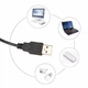 Кільцева лампа XO BGD001 USB з гнучким штативом (кріплення Quick Mount) Black (36203) - зображення 6