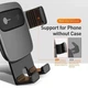 Держатель для телефона в автомобиль BASEUS Cube Gravity Vehicle Mounted Holder Black (SUYL-FK01) - изображение 7