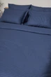 Комплект постельного белья Moon&Star Детский 110х140 наволочки 2х50х70 Delfi Blue Satin Stripe (MS-830000175) - изображение 3