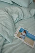 Комплект постельного белья Moon&Star Детский 110х140 наволочки 2х40х60 Stripe Mint Satin Stripe (MS-830000185) - изображение 8
