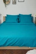 Комплект постельного белья Moon&Star Детский 110х140 наволочки 2х50х70 Turkish Blue Satin Stripe (MS-830000191) - изображение 1