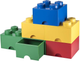 Pojemnik do przechowywania LEGO Storage Brick Drawer 4 z szufladą Zielony (40051734) - obraz 5