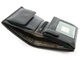 Мужской кожаный кошелек Visconti MZ3 IT BLK - Milan чёрный - изображение 6