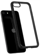 Чохол протиударний прозорий Spigen Ultra Hybrid 042CS20926 для Iphone 7/8/SE 2020/2022 Black - зображення 1