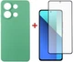 Комплект чохол для смартфона + скло DENGOS для Xiaomi Redmi Note 13 4G Mint (DG-KM-62) - зображення 1