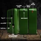 Повербанк умб 60000 mah Andowl Q-CD906X1 з usb ліхтариком дисплеєм для телефону роутера зовнішній портативний акумулятор великої ємності зелений - зображення 3