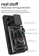 Чехол Camshield c кольцом-подставкой на Motorola Edge 40 Pro (black) - изображение 2