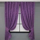 Комплект коротких штор VR-Textil Мрамор Al1 № 1301ш 130х170 см 2 шт Фиолетовый (35-0083) - изображение 1