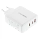 Мережеве Зарядне Пристрій Remax RP-U100 65W 1USB/2Type-C Біле - зображення 2