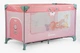Ліжко-манеж Toti, вхід на блискавці, прямокутний. Pink (152649) - зображення 1