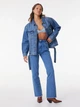 Джинсовая куртка женская Wrangler W231616XT S Голубая (8682344737808) - изображение 4