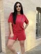 Спортивный костюм женский AVRORA АЕ 182463 46-48 Красный (ROZ6501035184) - изображение 5