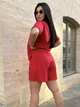 Спортивный костюм женский AVRORA АЕ 182463 46-48 Красный (ROZ6501035184) - изображение 6