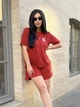 Спортивный костюм женский AVRORA АЕ 182464 46-48 Кирпичный (ROZ6501035186) - изображение 5