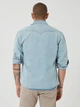 Рубашка джинсовая мужская Wrangler W5MSLW30R 3XL Голубая (8682344520943) - изображение 2