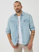 Рубашка джинсовая мужская Wrangler W5MSLW30R 3XL Голубая (8682344520943) - изображение 3