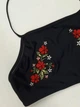Верхня частина купальника з вишивкою для дівчинки Primark 7596106 158 см (12-13 years) чорний - зображення 3