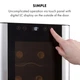 Винний холодильник Klarstein Reserva 8 Slim Uno, 23 л, 8 пляшок, 26 дБ, 11-18 °C - зображення 4
