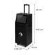 Караоке система Auna Pro KTV дисплей 15.4", 2 UHF мікрофони, WiFi, BT, USB, SD, HDMI, візок - зображення 11