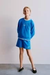 Комплект детский (свитшот + шорты) Zara 9000/667 152 см Голубой - изображение 2