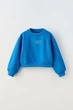 Комплект детский (свитшот + шорты) Zara 9000/667 152 см Голубой - изображение 4