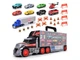 Игровой набор Трейлер автоперевозчик с ручкой, Dickie Toys, 3749023 - изображение 4