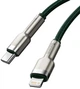 Кабель Baseus Cafule Metal Type-C to Lightning PD 20W (2m) green (CATLJK-B06) - изображение 3