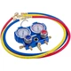 Манометричний колектор 2-вентильний VALUE VMG-2R410A-B-1 + шланги 3шт (R410 R407 R22 R134) - зображення 2