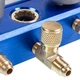Манометричний колектор 2-вентильний VALUE VMG-2R410A-B-1 + шланги 3шт (R410 R407 R22 R134) - зображення 5