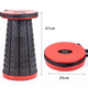 Складний табурет круглий пластиковий Кемпінг Telescopic stool туристичний стілець телескопічний - зображення 9